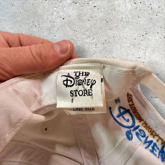 Disney Store Las Vegas Snapback Hat Roman Mickey Mouse White Cap Forum Shops - Picture 6 of 6